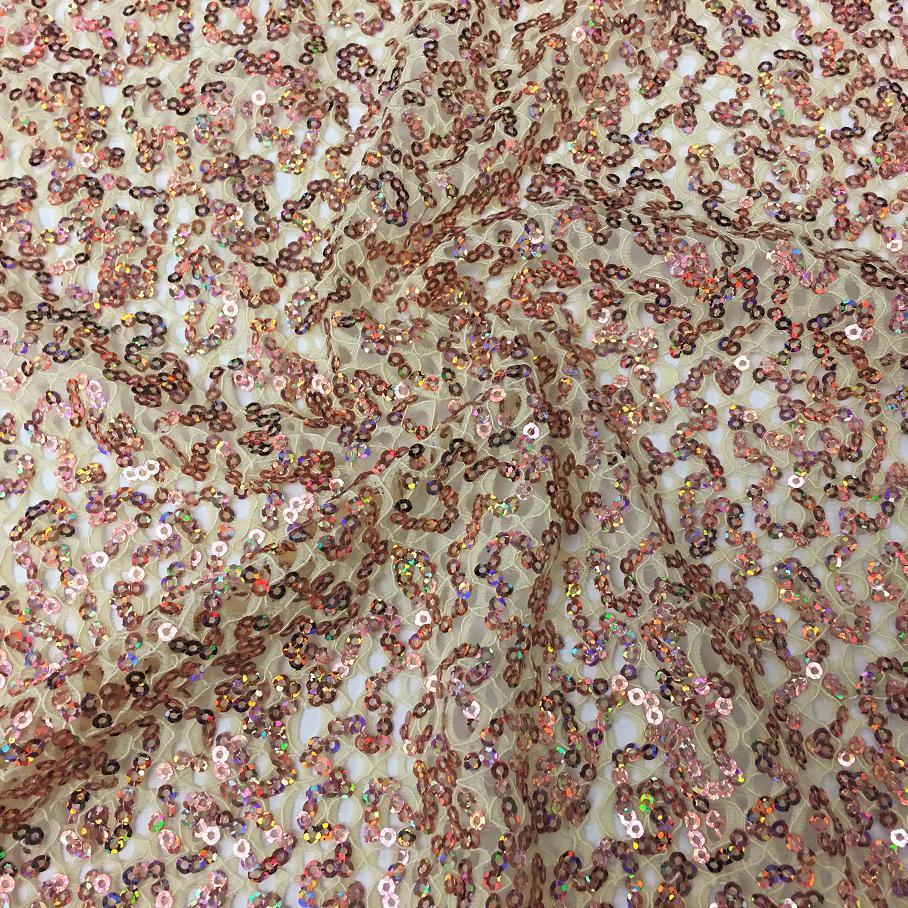 Stretch Lace Sequin Fabric