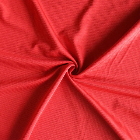 Athletic Dri-Fit Red Diamond Poly Spandex Tricot Fabric