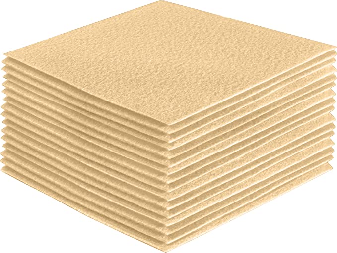 Acrylic Felt Sheets Champagne 100% Acrylic