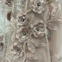 3D Floral Beaded Lace Mesh
