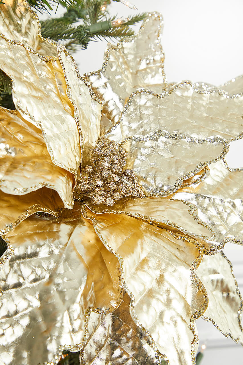 26" x 20" Champagne Metallic Christmas Stem