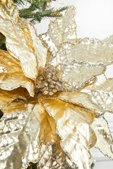 26" x 20" Champagne Metallic Christmas Stem