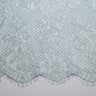 1 Yard Chantilly Lace Fabric Embroidered with Cord and Exquisite Floral Pattern, 56" Wide