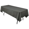 Polyester Rectangular Tablecloth Polyester Fabric - Wrinkle-Resistant, Stain-Proof, Washable, 60" X 144"