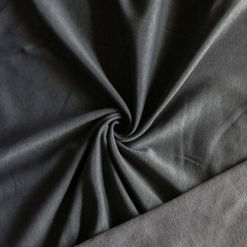 Sweatshirt Fleece Repreve Poly Spandex Heathered Grey