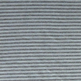 Bamboo Lycra Knit Fabric Charcoal and Grey Micro Stripe