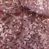 Stretch Lace Sequin Floral Fabric