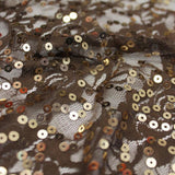 Stretch Lace Sequin Floral Fabric