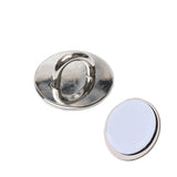 Charm Base Circle - Silver (10 per Bag - 1")