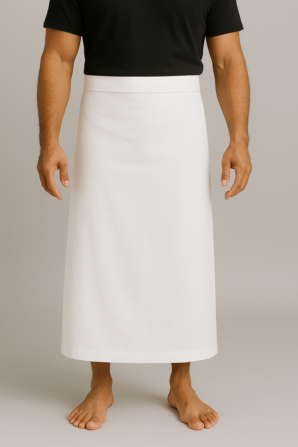 Ie Faitaga 100 Percent Polyester Fabric - Black And White, 2 Pockets, 14 Sizes (1 Piece)