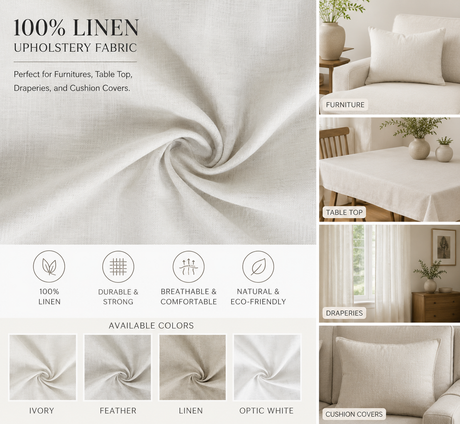 Linen Upholstery Fabric 100% Linen
