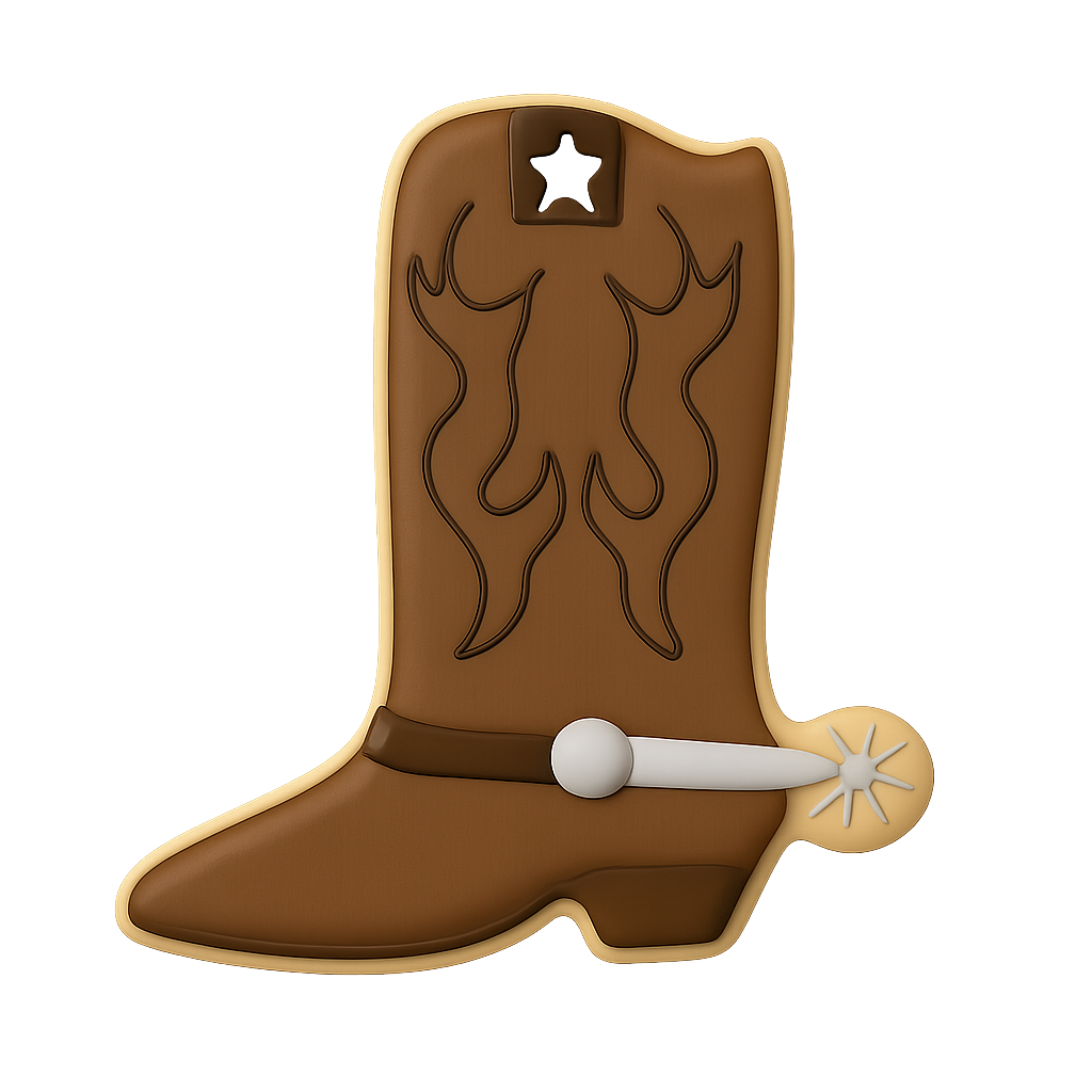 Mini Cowboy Western Boot Cookie Cutter 2.25 in M29