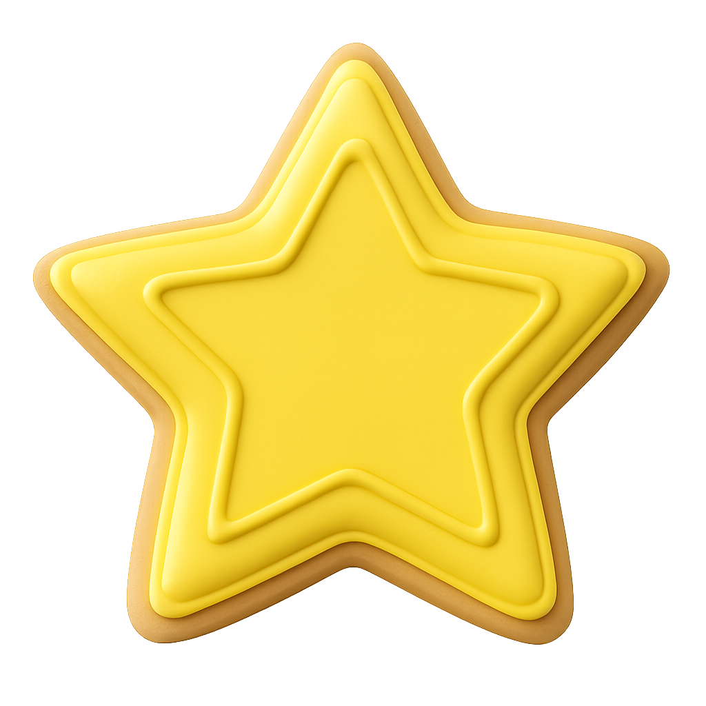Star Cookie Cutter 5 Point 3 in B972