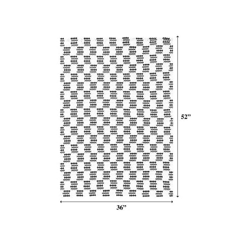 Mechanical Lace Black White Checkered