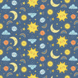 Flannel Fabric Cheerful Sky Camelot Receiving Blankets