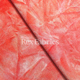 Crushed Tie Dye Velvet Polyester Spandex Velvet Fabric - Assorted Colors, Crushed Tie-Dye, 58/60" Width (1 Yard)