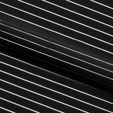 Chicago Foiled Line Spandex Fabric - Black/Silver, Black/Gold, White/Silver, 55/56" Width (1 Yard)