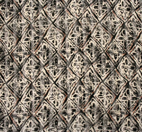 Shadow Stripe Chiffon 1D641 100 Percent Polyester Fabric - Ivory Black Shadow Stripe, 58/60" Width (1 Yard)