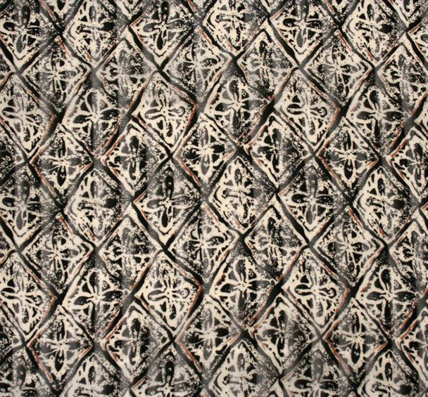 Ivory Black Shadow Stripe Chiffon Fabric 58/60" Width 1 Yard Lightweight Polyester for Apparel