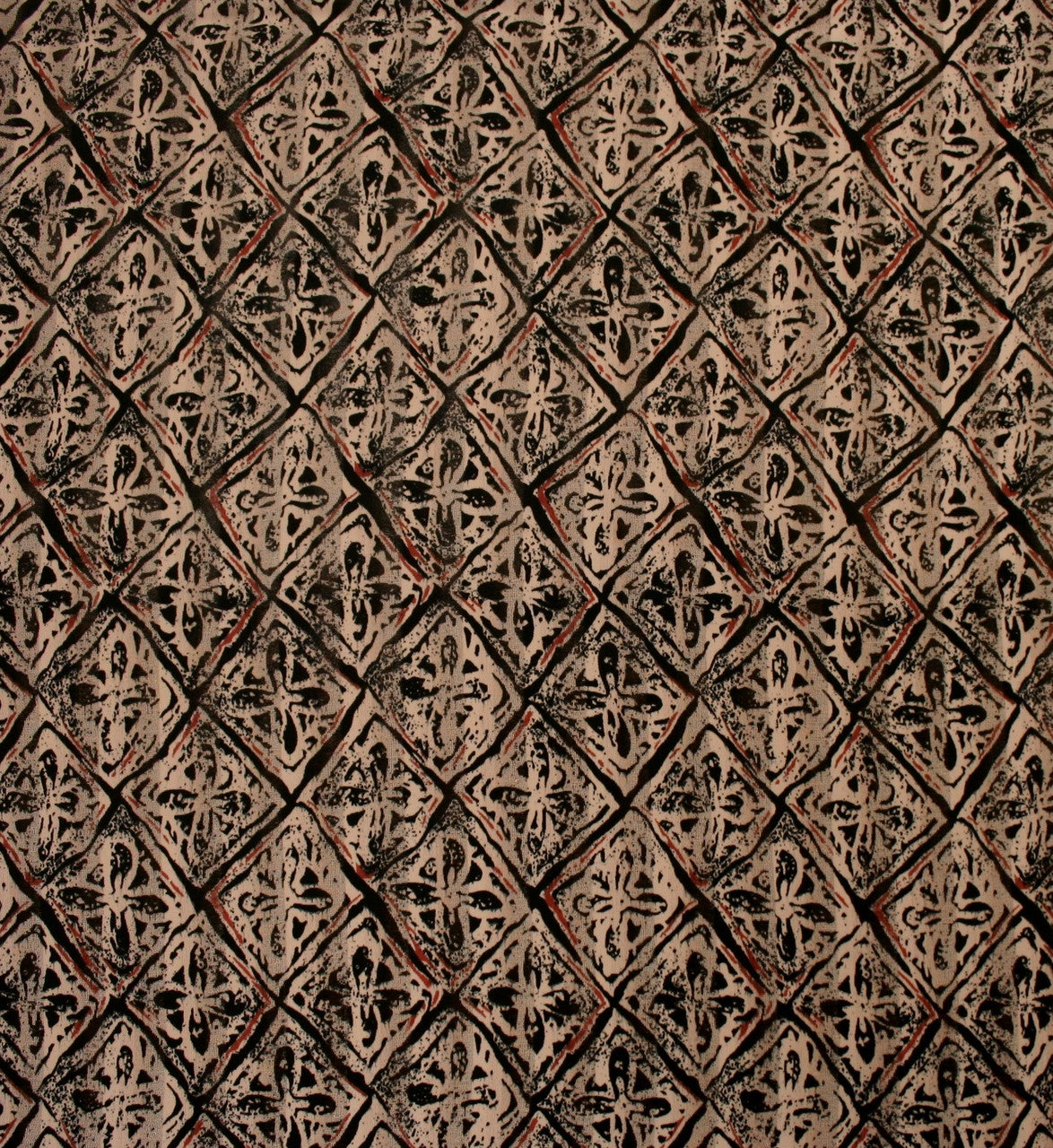 Shadow Stripe Chiffon 1D641 100 Percent Polyester Fabric - Blush Black Shadow Stripe, 58/60" Width (1 Yard)