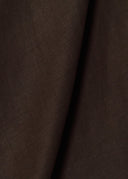 1 yarda de tela de lino puro color chocolate, peso medio sólido 6.5 oz, 58 pulgadas de ancho  