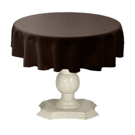 Dull Bridal Satin Fabric - Solid Color, 51" Round (1 Piece)
