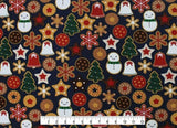 Flannel Fabric Christmas Cookies Super Snuggle