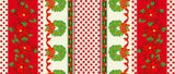 Christmas Poly Poplin Polyester Fabric - Festive Holiday Print, 60" Width (1 Yard)