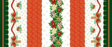 Poly Poplin Fabric Christmas Print 60 Inch Width