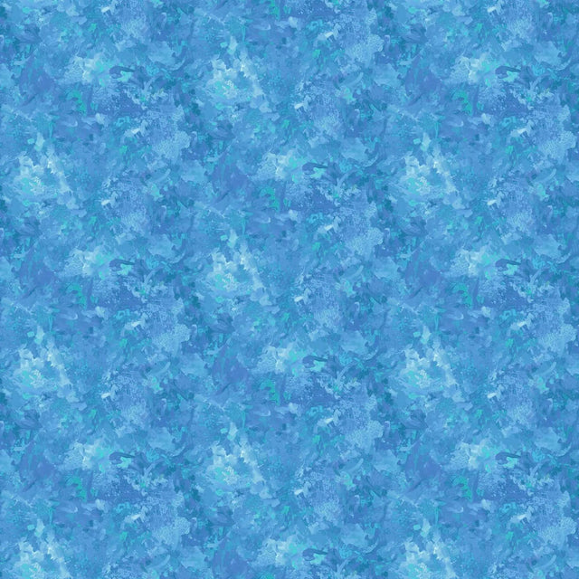 Cotton Fabric Chroma Bahama Blue 44/45" by Northcott