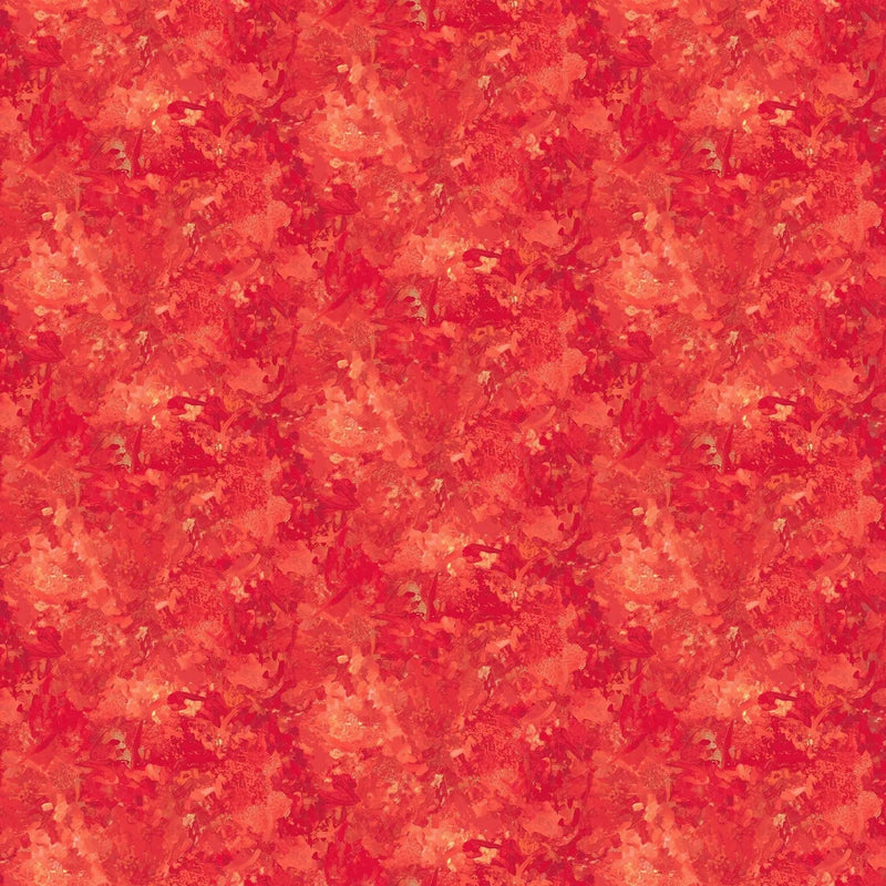 Cotton Fabric Chroma Fire Coral 44/45"