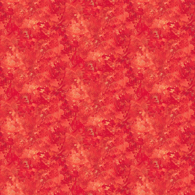 Cotton Fabric Chroma Fire Coral 44/45"