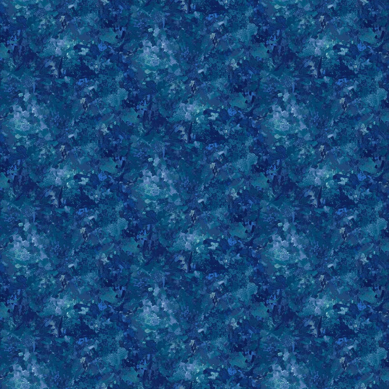 Cotton Fabric Chroma Lapis Blue 44/45"