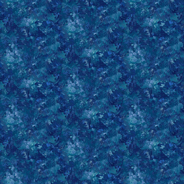Cotton Fabric Chroma Lapis Blue 44/45"