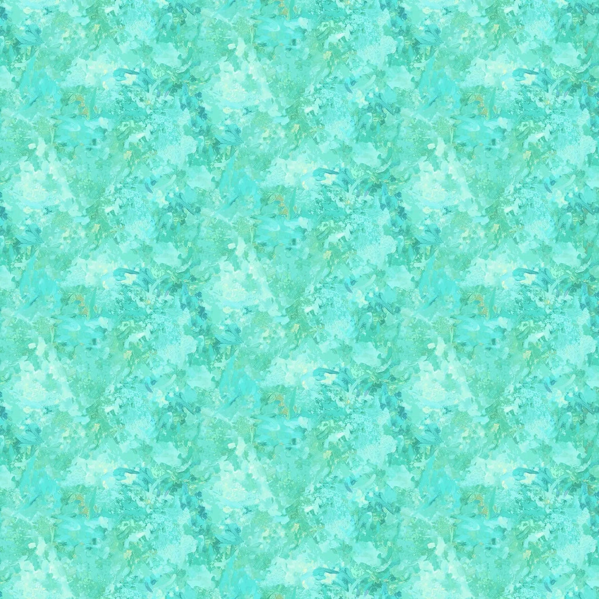 Cotton Print Chroma Spa Aqua Fabric 44/45