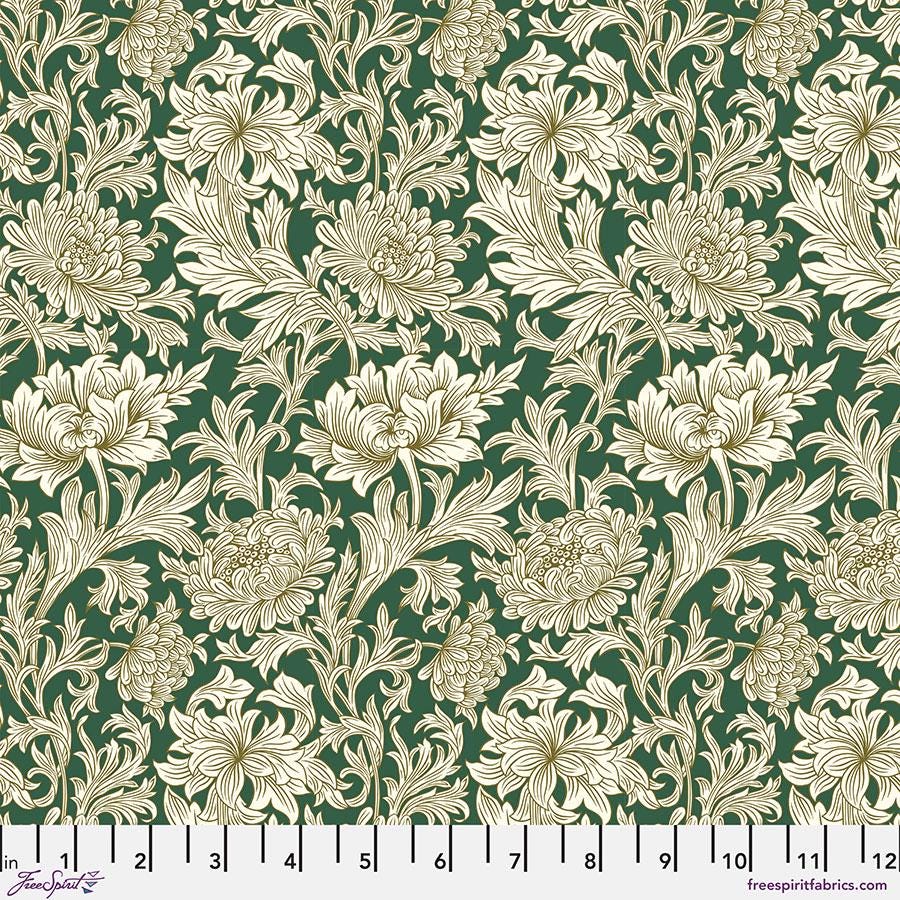 Quilting Cotton Chrysanthemum Toile Forest The Oxford Holiday Collection