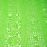 Cindy Knitted Stretch Lace Polyester Fabric - Black, White, Royal, Lime, Coral, 58" Width (1 Yard)