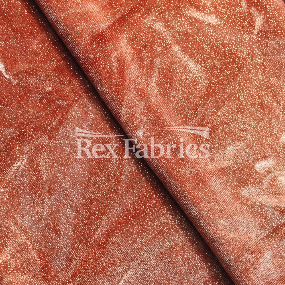 Crushed Tie Dye Velvet Polyester Spandex Velvet Fabric - Assorted Colors, Crushed Tie-Dye, 58/60" Width (1 Yard)