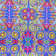 Nylon Spandex Swimsuit Fabric Circle Symmetry
