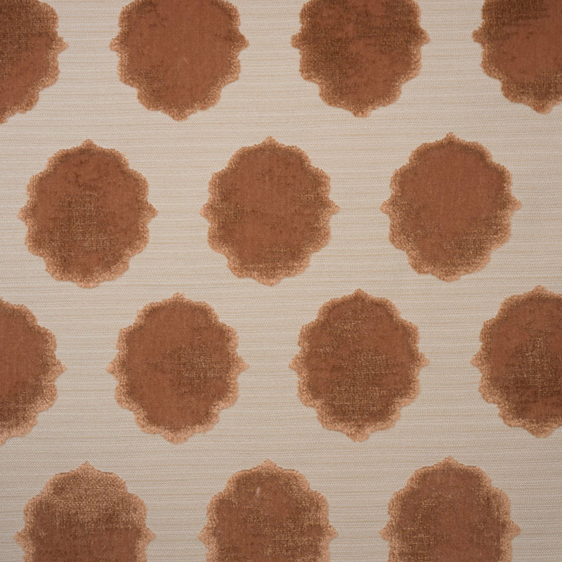 Cut Velvet Upholstery Fabric Claire Medallion by the Yard