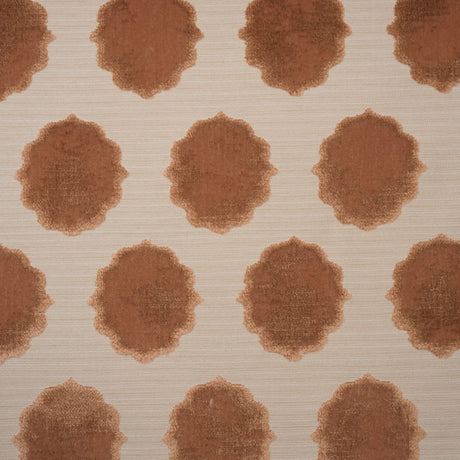Cut Velvet Upholstery Fabric Claire Medallion by the Yard