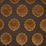 Cut Velvet Upholstery Fabric Claire Medallion by the Yard