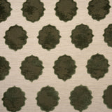 Cut Velvet Upholstery Fabric Claire Medallion by the Yard