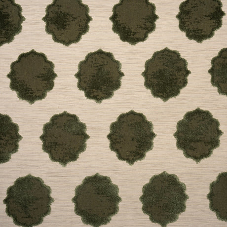 Cut Velvet Upholstery Fabric Claire Medallion by the Yard