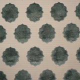 Cut Velvet Upholstery Fabric Claire Medallion by the Yard
