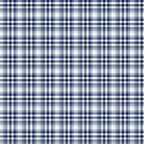 Cloud Cuddle Plaid Blue Fabric per Yard