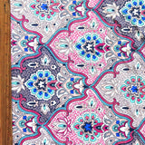 Swim Knit Nylon Spandex Paisley Print 4-Way Stretch