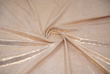 Claudette Creased Foiled Spandex Fabric - Creased Foil, 54" Width (1 Yard)