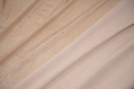 Claudette Creased Foiled Spandex Fabric - Creased Foil, 54" Width (1 Yard)