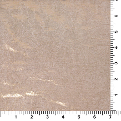 Claudette Creased Foiled Spandex Fabric - Creased Foil, 54" Width (1 Yard)